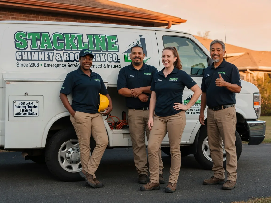 Chimney flashing repair company in Collins, NY